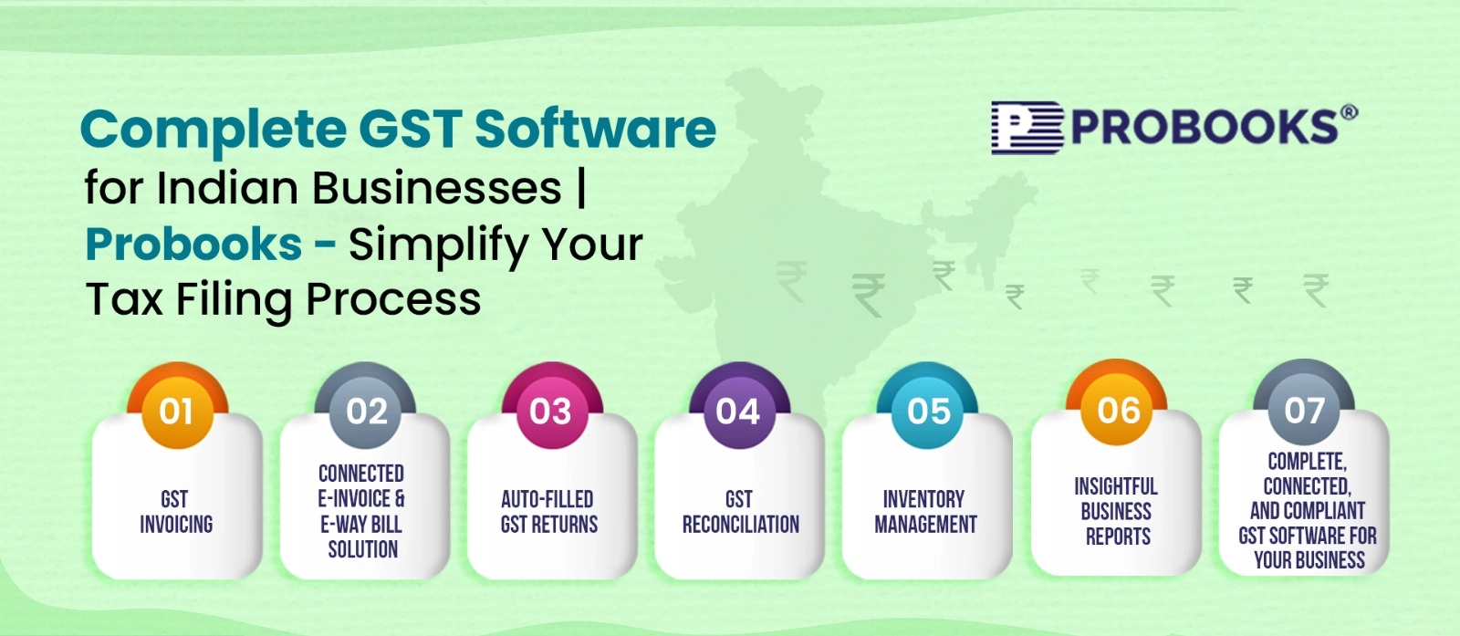 Complete GST Software for Indian Businesses | Probooks - Simplify Your Tax Filing Process